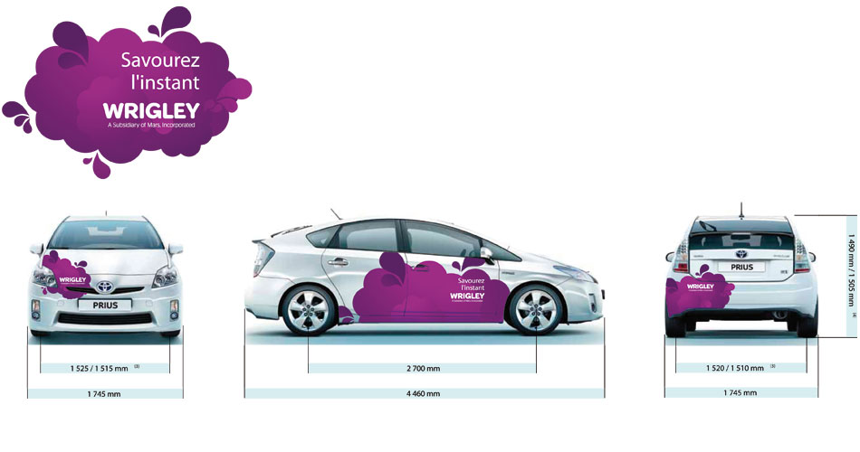 Habillage Prius Wrigley